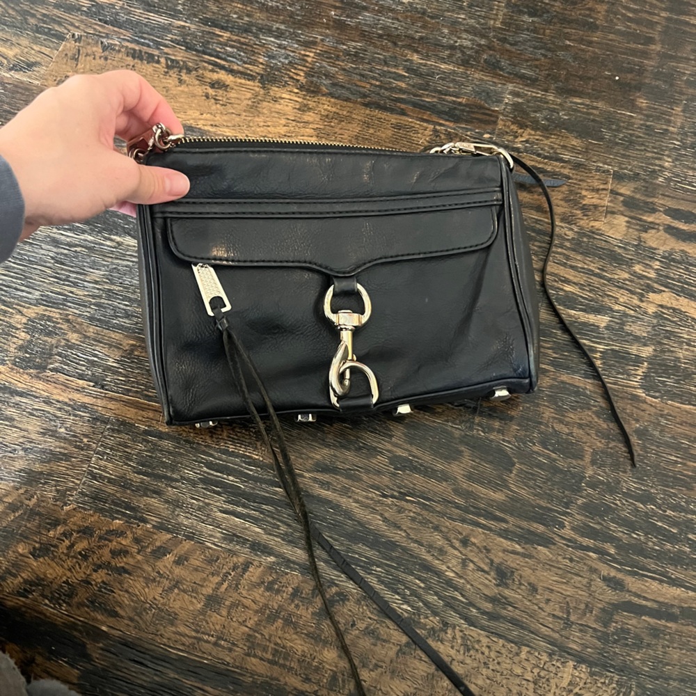 Rebecca Minkoff Mini MAC Crossbody Bag in Black